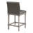 Upholstered Faux Leather Counter Stool