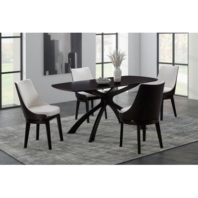 Armlin 4 - Person Four Leg Dining Set