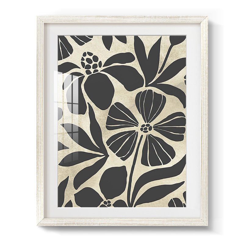 Pavot -Gallery Wrapped Canvas, 19.5" H x 16.5" W, White