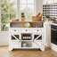 121 cm W Kitchen Island with Wheels