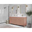 Sonoma X P 22 po Meuble-lavabo double D en terre cuite chaude avec quartz-100305062