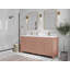 Sonoma X P 22 po Meuble-lavabo double D en terre cuite chaude avec quartz-100305079