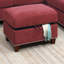 Canapé modulaire en velours rouge # F6419