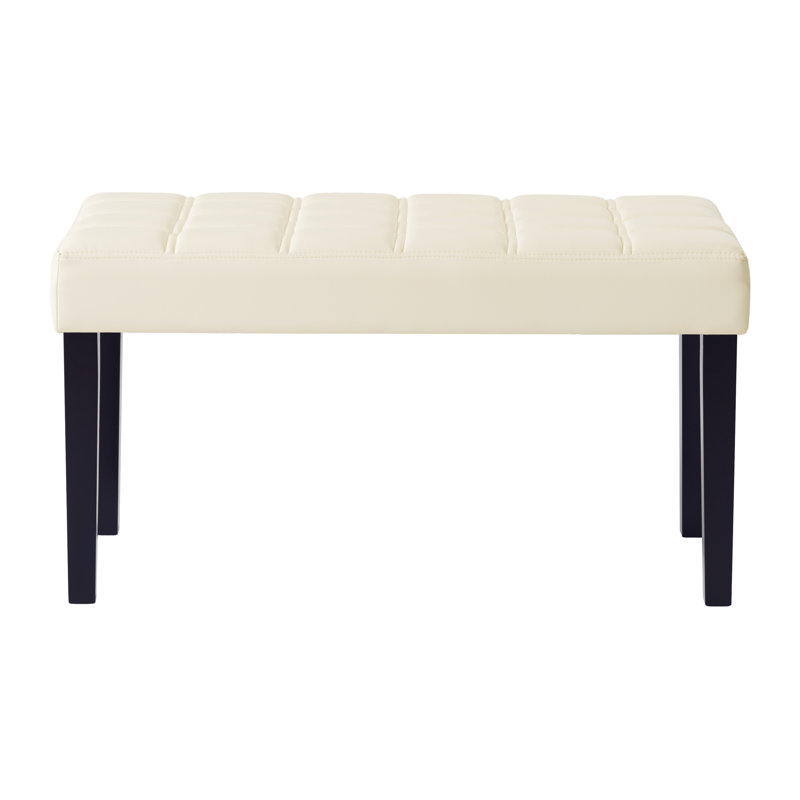 Marson Upholstered Bench, White