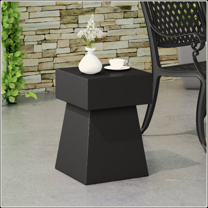 Stylish Lightweight Concrete Side Table With Exceptional Design For Interior Enhancement