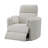 Sagen Beige Boucle Glider Recliner With Swivel-1738582261