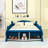 Race Car-Shaped Platform Bed with Shelves-1556231193-1556231194