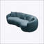 Canapé moderne en tissu incurvé moderne pour une vie confortable et élégante, parfait pour les chambres à coucher, les bureaux et les appartements-382516243-382516242