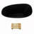 47" Japanese Deep Soaking Solid Surface Bathtub In Matte Black-123515535