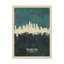 « philadelphia pennsylvanie horizon bleu-vert », impression sur toile tendue-1867228105