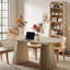 Table ovale extensible - Bureau multifonctionnel Bureau d'ordinateur Bureau d'écriture Bureau de direction