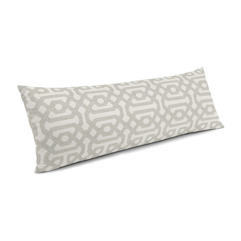 Housse de coussin d'extérieur rectangulaire Sunbrella®, 14 po x 36 po, Gris clair