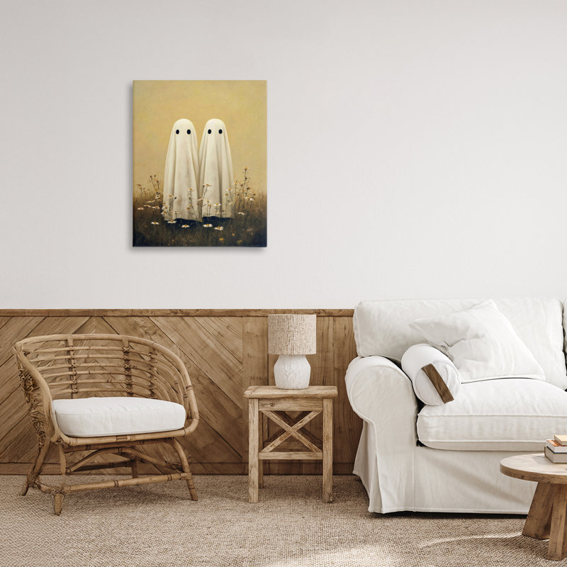Daisy Ghost Couple Canvas, design by Arlington Prints, 20" H x 16" W