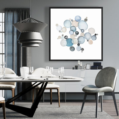 "Cailloux ronds" sur toile