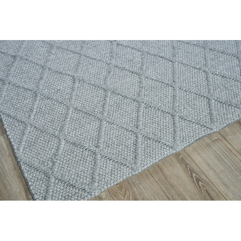 Brentwood Geometric Area Rug in Dark Gray, Rectangle 10' x 14'