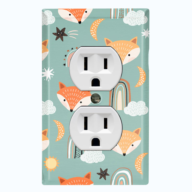 Plaque murale standard mignonne Fox