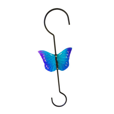 Crochet pour plante à verre en forme de papillon Hubert