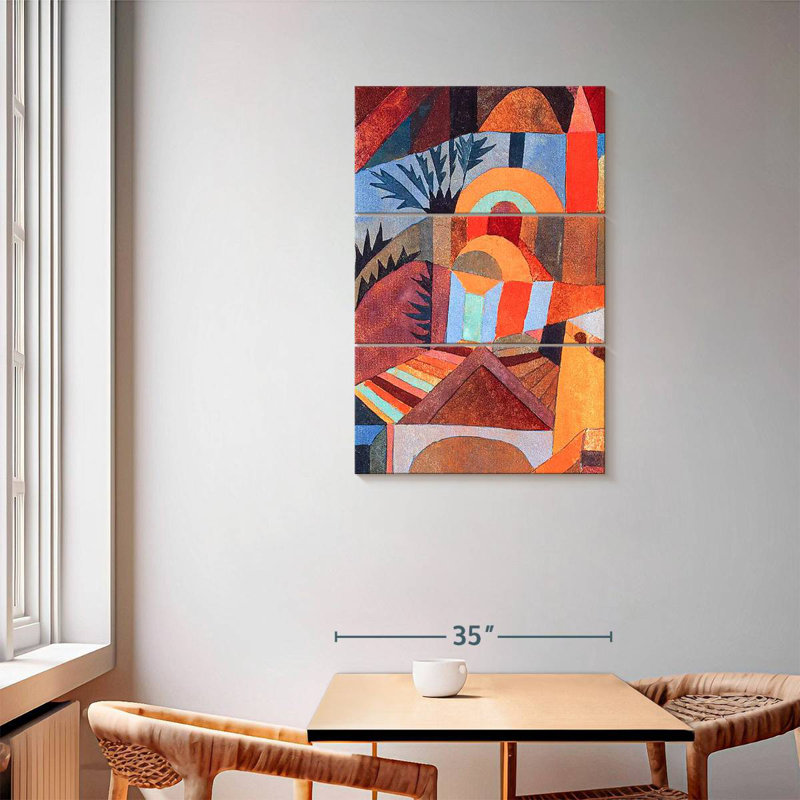 Avery Temple Gardens, 57" H x 36" W