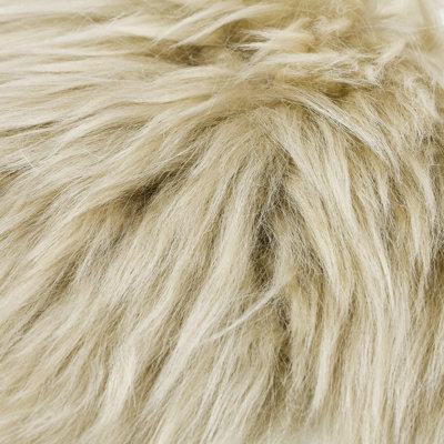 Taupe Beige Genuine Fur Sample