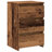 vidaXL Bed Cabinet Black Engineered wood 15.7 x 13.8 x 24.6 in-743059185-766847288