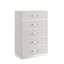 Ensemble de chambre à coucher en bois 4 pièces Alyviah (B / Dr / Mr / Ch), blanc-1569033741