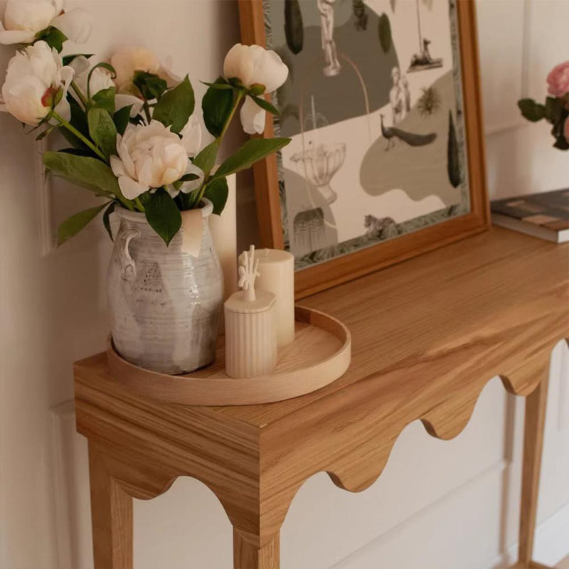 Table d'entrée Mid-Century, H 31,5 po x l 39,4 po x P 13,8 po