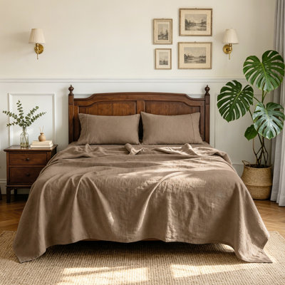 Clara 100% French Linen Sheet Set
