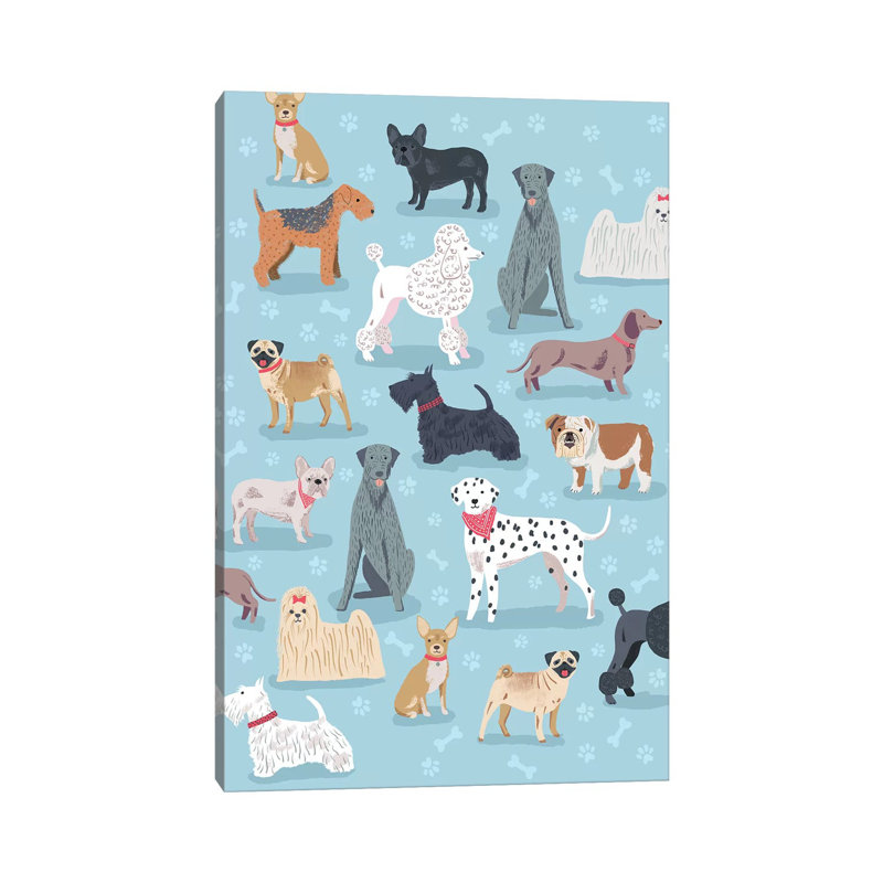 Everyday Dog And Bone I by Nancy Mckenzie - Wrapped Canvas Print, 20.32 cm H x 30.48 cm W