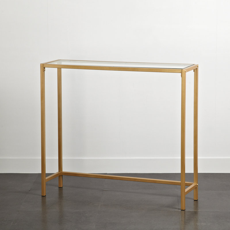 Disney 36'' Glass Top Console Table