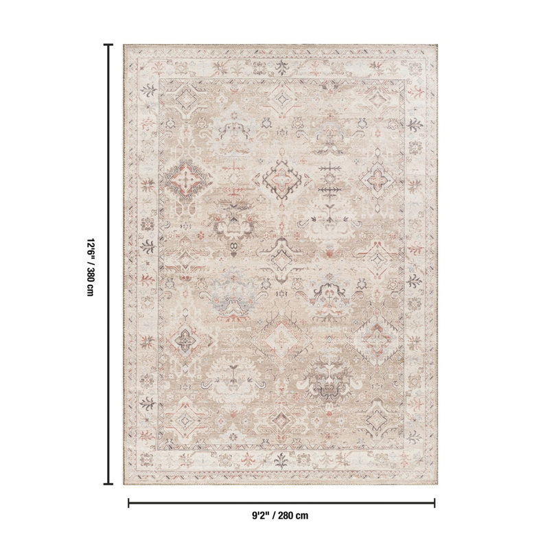 Tapis doré 9 pi 2 po x 12 pi 6 po Gold