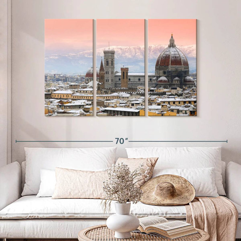 Rorry Florence In Winter, 32" H x 50" W