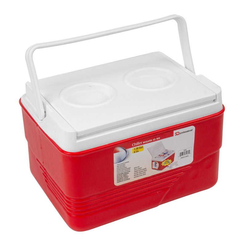 SQ Professional 6L Handheld Cooler, Red