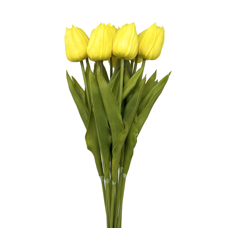 Tiges de tulipe Real Touch, Jaune