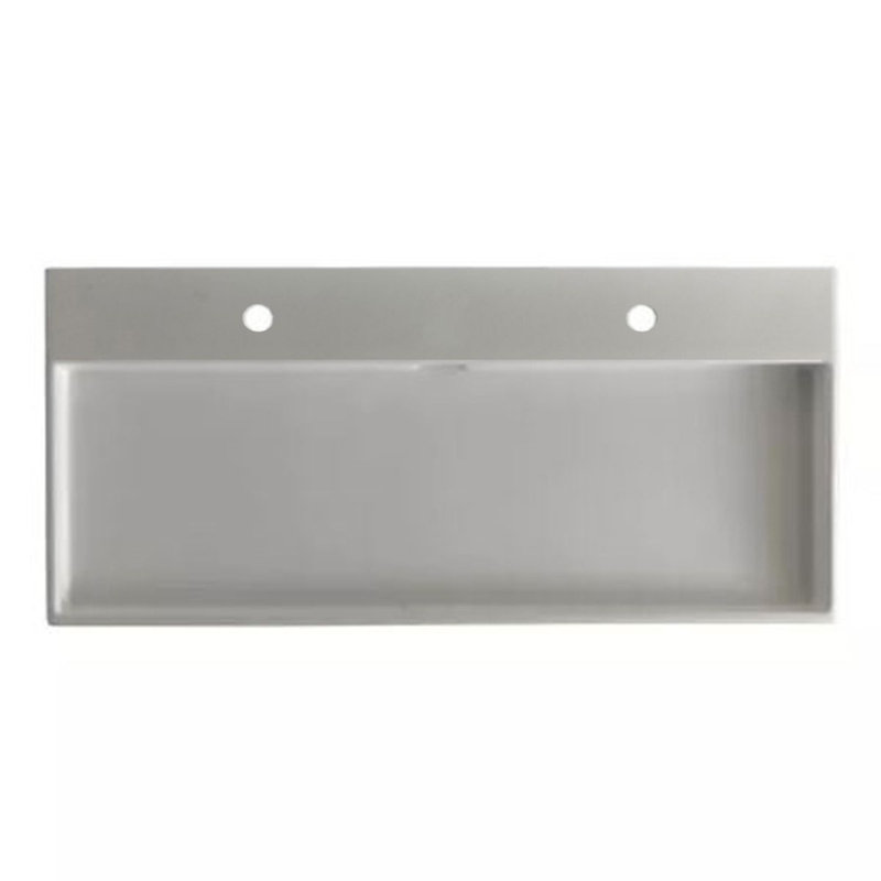 Urban 39.6'' L Bathroom Sink, Two Holes