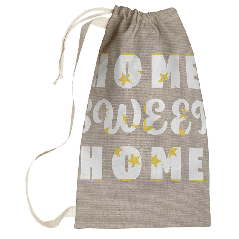 Fabric Laundry Bag with Handles, Large (76.5" H x 29.5" W x 1.5" D), Rhode Island