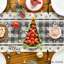 Snowflakes Christmas Table Runner Home Party Decor 13x108 Inch
