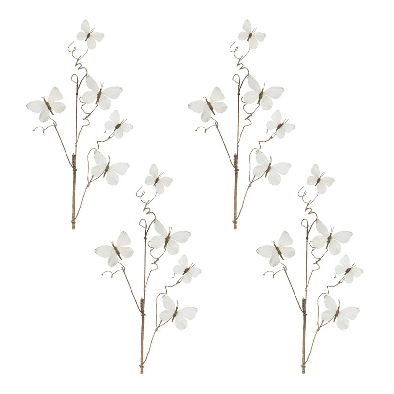 Brindille papillon, Blanc