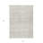 3' X 5' Ivory Beige And Tan Abstract Washable Indoor Outdoor Area Rug
