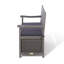 Rowlinson Alderley Rattan Storage Bench - Grey
