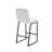 Comfortable And Stylish PU Leather Bar Stools With Footrest, Ideal For Kitchen And Living Room Use.