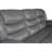 3-Piece Faux Leather Reclining Sofa Set, 5 Manual Recliners, Drop Down Table with Cup Holders-1883257634