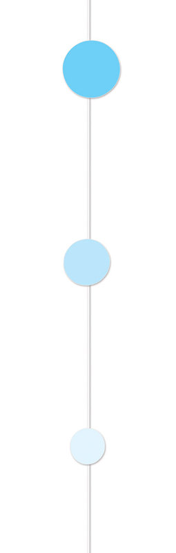 Modern Abstract Wall Decor, Blue