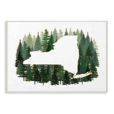 État de New York, pin vert