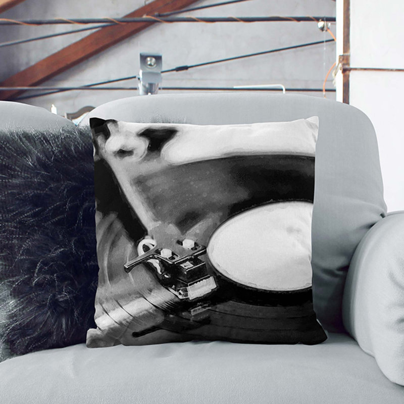 Square Throw Cushion, 40cm H x 40cm W x 15cm D