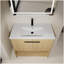 Meuble-lavabo 36 po avec lavabo en céramique, 2 portes à fermeture douce, meuble-lavabo autoportant, contreplaqué-159962431-159962418