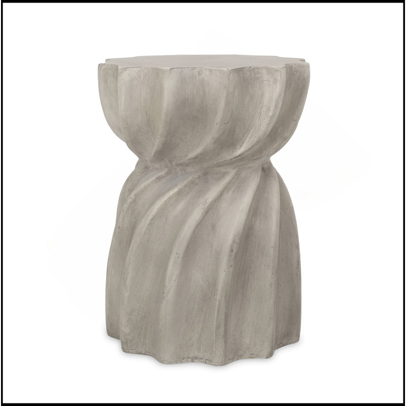 Table d'appoint de patio résistante aux intempéries CANIS, durable et élégante pour la détente et la commodité en plein air