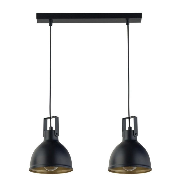 Mars 2 - Light Kitchen Island Pendant, Black/Gold