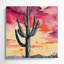 «Southwestern Plants Saguaro Cactus 190», art mural sur toile orange-422539291