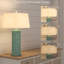 Sea Sea Shutter - Lampe de volet 32 "avec USB - ensemble de 2 - finition bleu sarcelle-1116374764