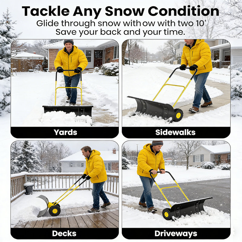 Push Brooms, Black/Yellow